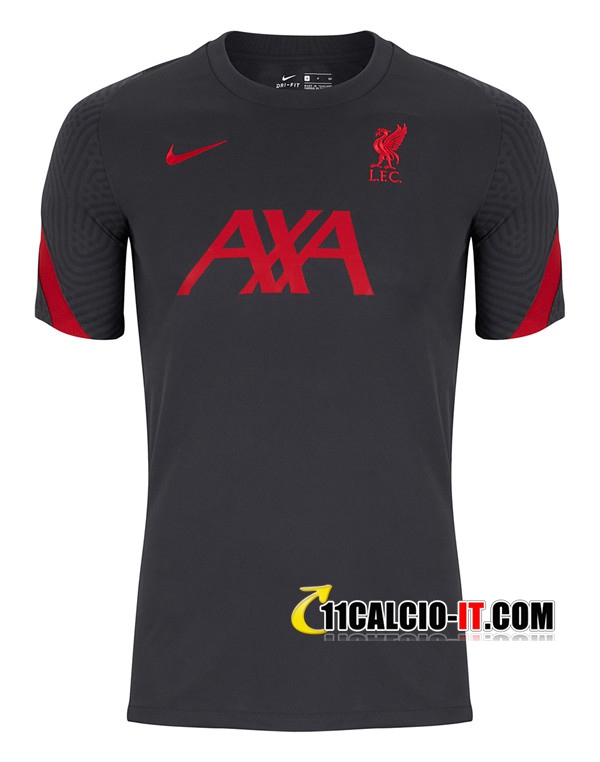 Nuove T Shirt Allenamento FC Liverpool Rosso 2020/21 | Tailandia