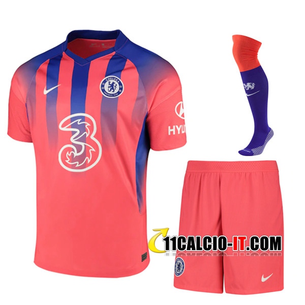 kit Siti Per Maglia Calcio FC Chelsea Terza (Pantaloncini Calzini ...