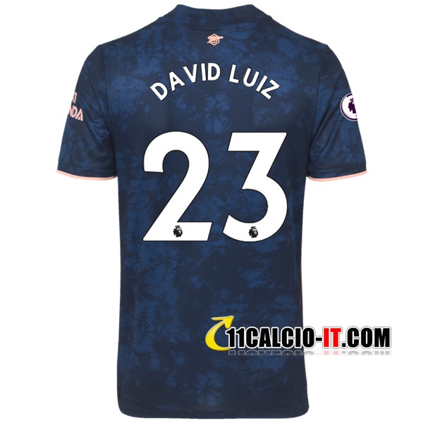 Siti Per Maglia Calcio Arsenal (David Luiz 23) Terza 2020/2021
