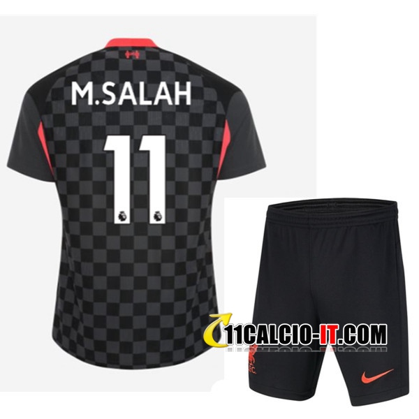 Crea Maglia Calcio FC Liverpool (M.SALAH 11) Bambino Terza 2020/2021