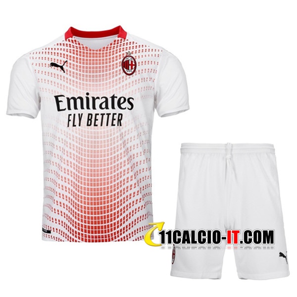 kit Siti Per Maglia Calcio Milan AC Seconda Pantaloncini 2020/2021