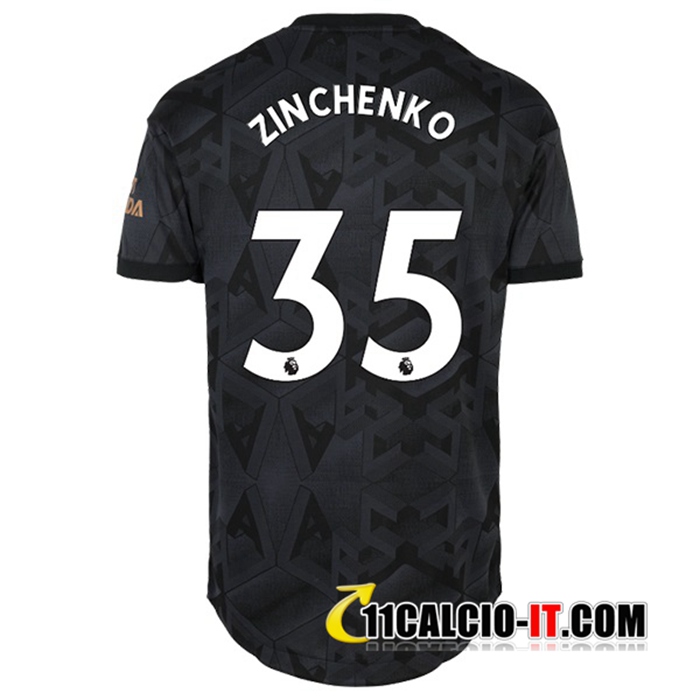 Siti Per Maglie Calcio Arsenal (ZINCHENKO 35) 2022/2023 Seconda