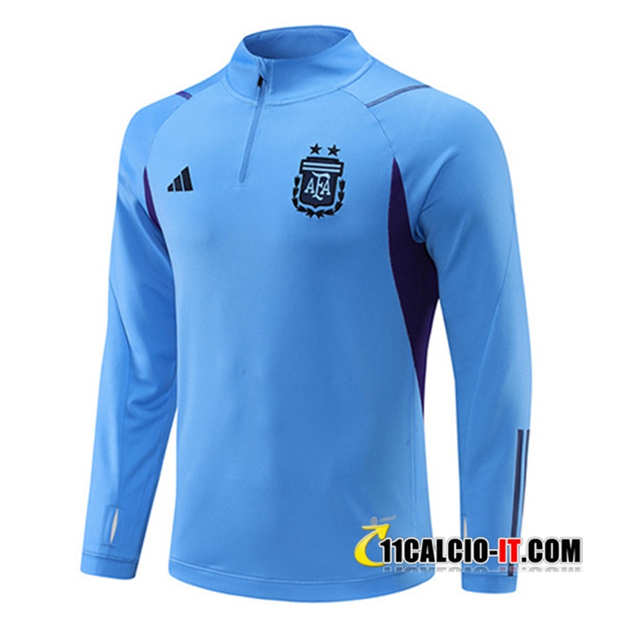 Comprare Felpa Allenamento Argentina Azzurro 2022 2023
