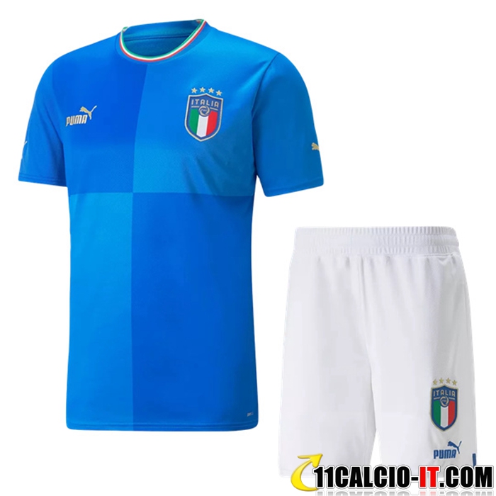 Collezione Maglie Calcio Italia Bambino Prima Coppa Del Mondo 2022