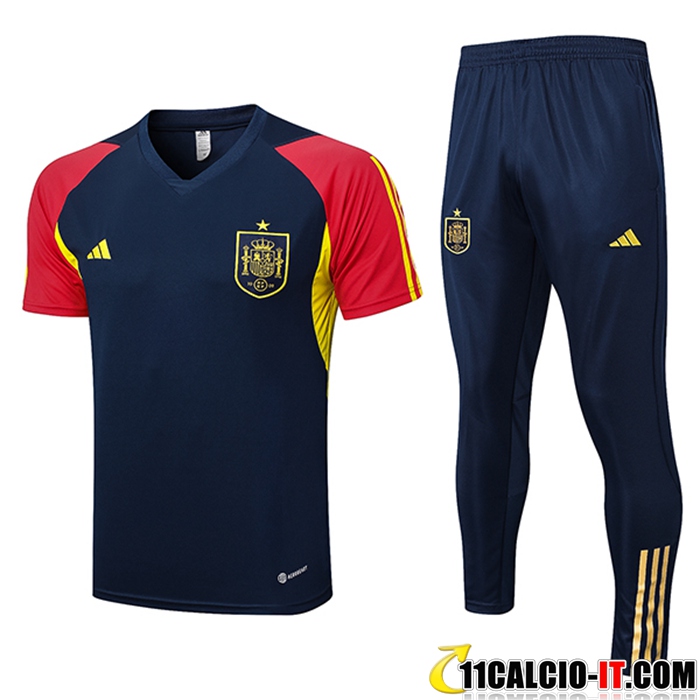 Creare Camiseta Entrenamiento + Pantaloni Spagna blu navy 2023/2024