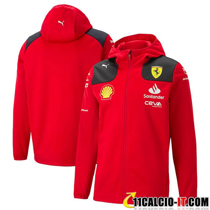 Personalizza Giacca F1 Scuderia Ferrari Team Rosso 2023