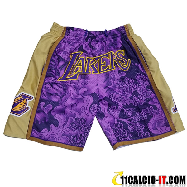 Crea Pantaloncini NBA Los Angeles Lakers Nero
