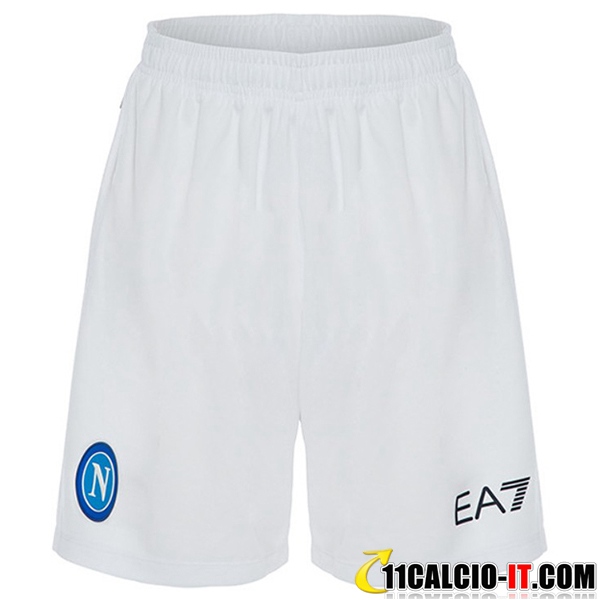 Shorts Ufficiali SSC Napoli Stagione 23/24 - Pantaloncini Uomo, 100% Poliestere, Vita Media - Foto 10