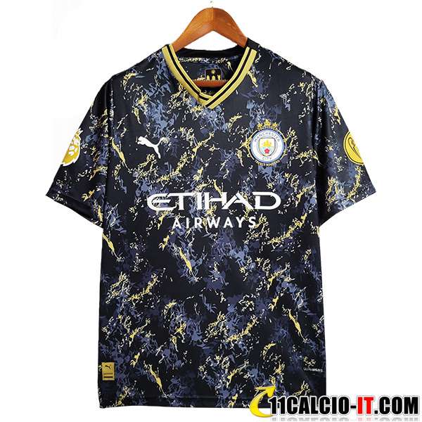 Shop Maglie Calcio Manchester City Special Edition Nero/Giallo 2023/2024