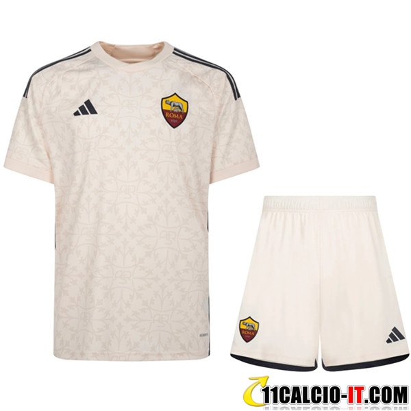 Maglia AS Roma Away 2023/2024 - Replica Ufficiale, Bambini E Ragazzi, Poliestere, Senza Nome E Numero - Foto 10