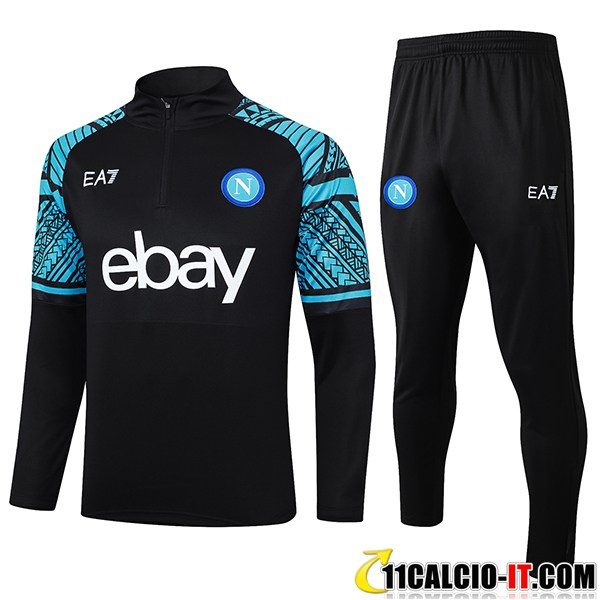 Siti Insieme Tuta Calcio SSC Napoli Blu/Nero 2023/2024