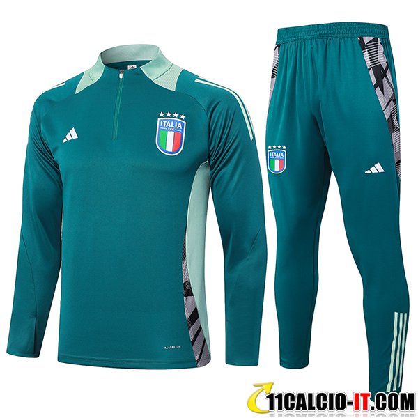 Acquistare Insieme Tuta Calcio Italia Verde 2024 2025