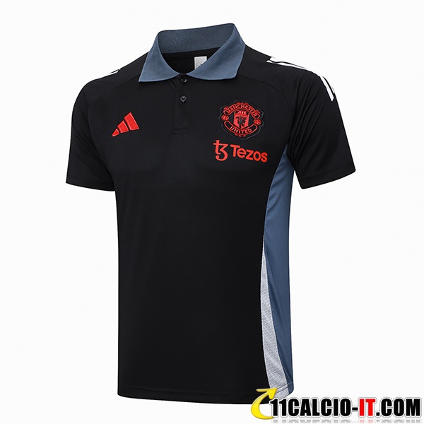Nuovo Arrivo Manchester United Maglia Polo Calcio Affidabili a poco prezzo